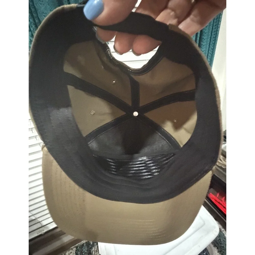 KÜHL Logo‎ Hat Snapback Cap Tan Outdoor Hiking Adventure Baseball Cap